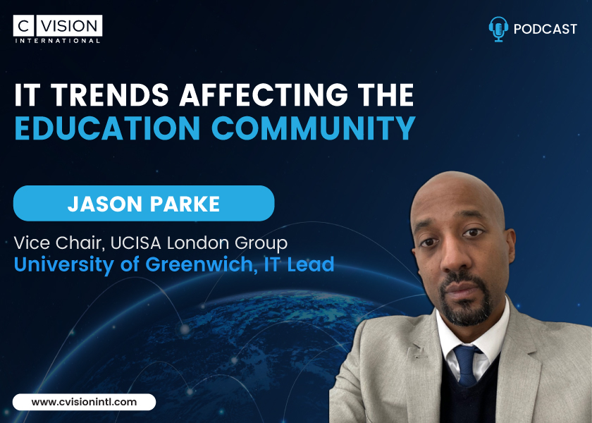 Podcast featuring Igor Volovich & Jason Parke, Vice Chair of UCISA London Group and University of Greenwich, IT Lead